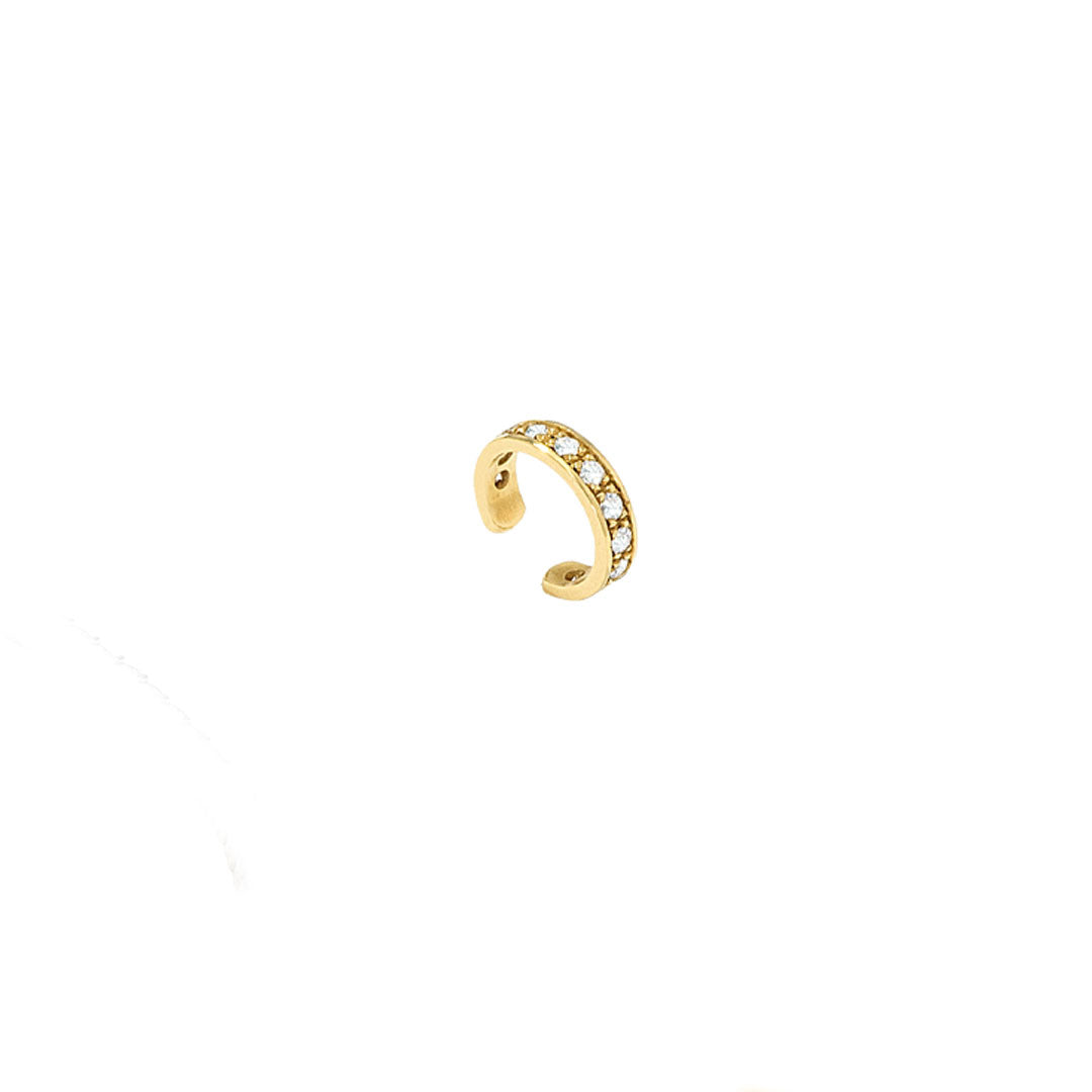 Earcuff Clássico em Ouro Amarelo