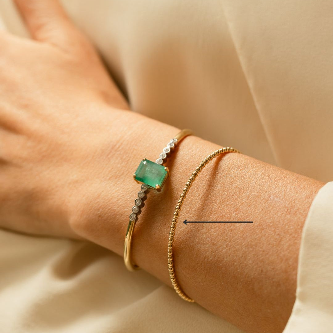 Pulseira Sementeira em Ouro Amarelo