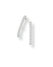 Carregar imagem no visualizador da galeria, Earhook  Stardust em Ouro Branco e Diamantes
