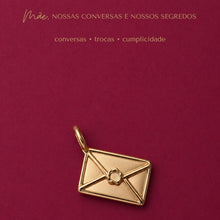 Carregar imagem no visualizador da galeria, Pingente Envelope em Ouro Amarelo
