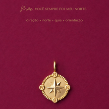Carregar imagem no visualizador da galeria, Pingente Bússola em Ouro Amarelo
